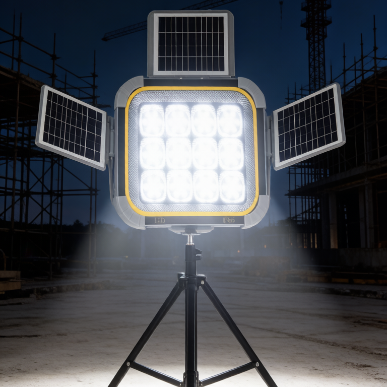 Solar Outdoor LED Floodlight (with Tripod)