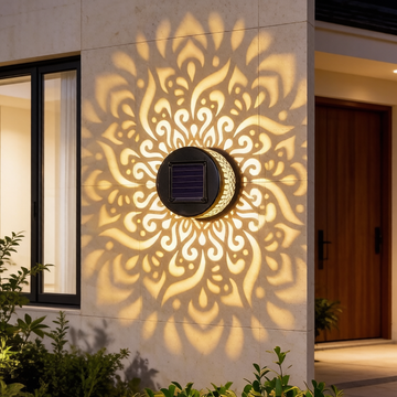 Solar Mandala Projection Wall Light