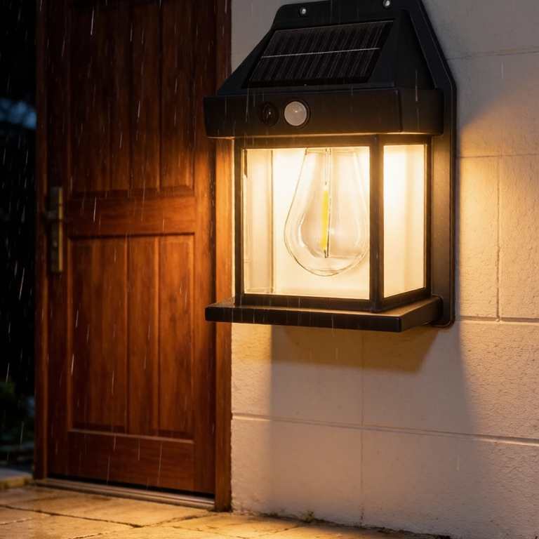 Solar Motion Sensor Wall Light